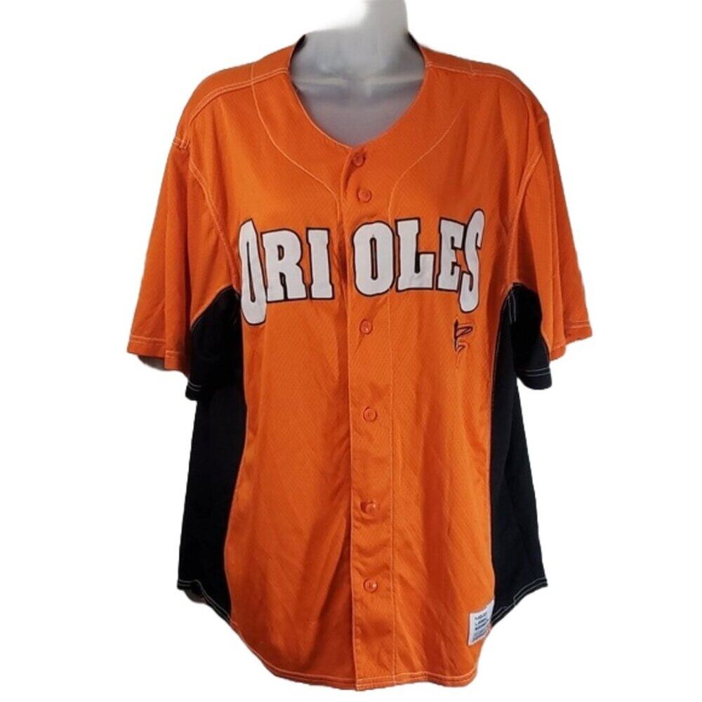 Baltimore Orioles Men's Orange Dynasty Jersey SZ L